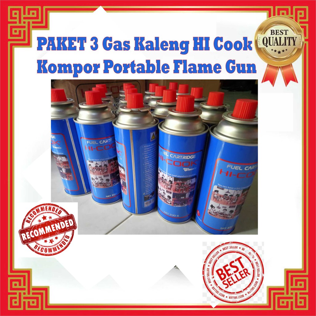 Jual Termurah Hi Cook Gas Portable Gr Gas Kaleng Siap Pakai