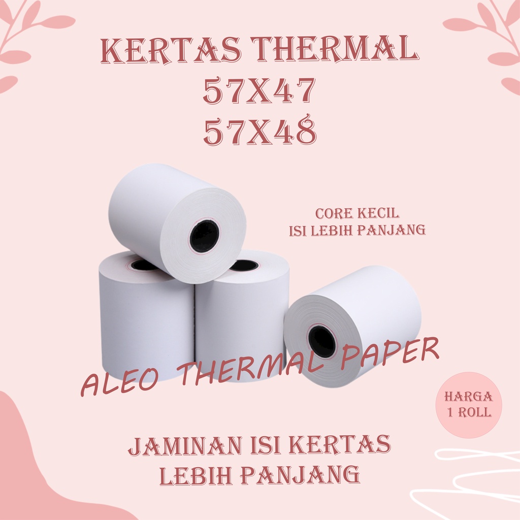 Jual Kertas Thermal Struk Kasir Paper Roll X X Termal Pos