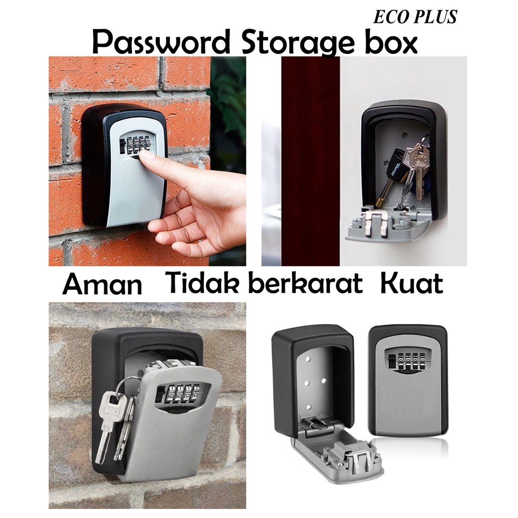 Jual Password Storage Box Safety Box Tempat Kotak Penyimpanan Kunci