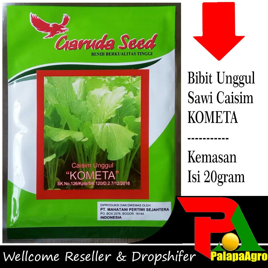 Jual Bibit Sawi Caisim Kometa Gram Benih Cisim Sosin Unggul