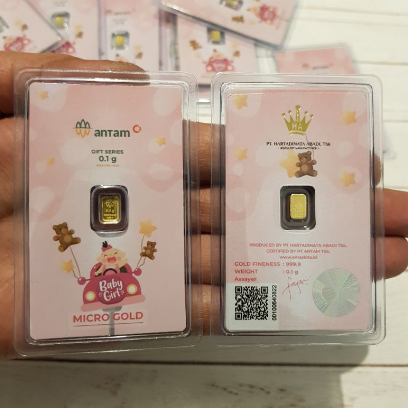 Jual LM Logam Mulia Emas Micro Gold Antam X Hartadinata Abadi Gift