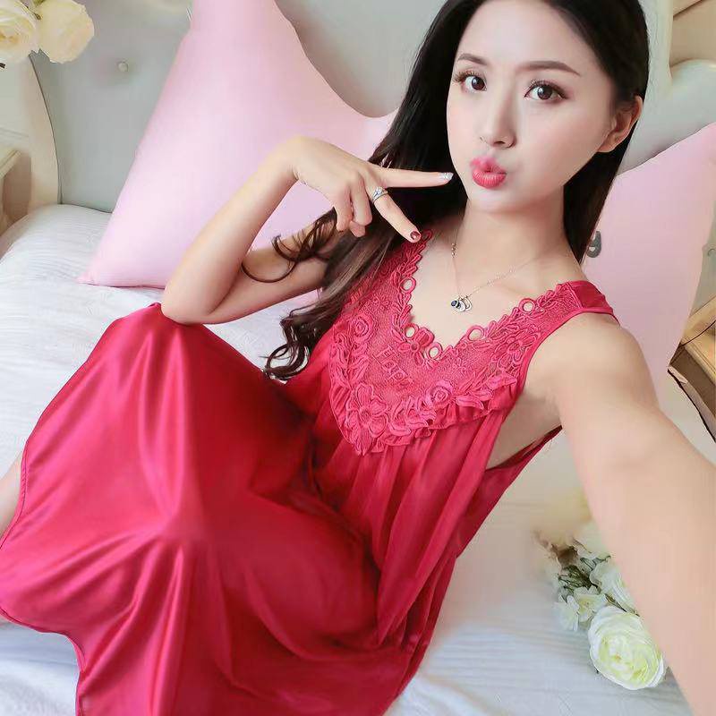 Jual Cod Garansi Ori Lingerie Jumbo Happy Baju Tidur Sexy Satin Ld