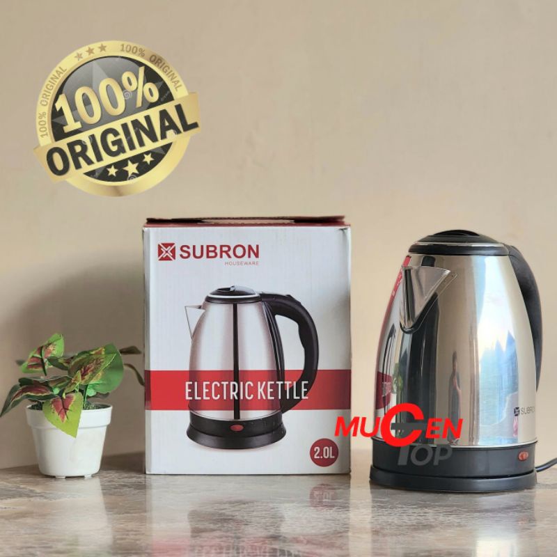 Jual SUBRON Teko Listrik Pemanas Air Electric Kettle 2 Liter