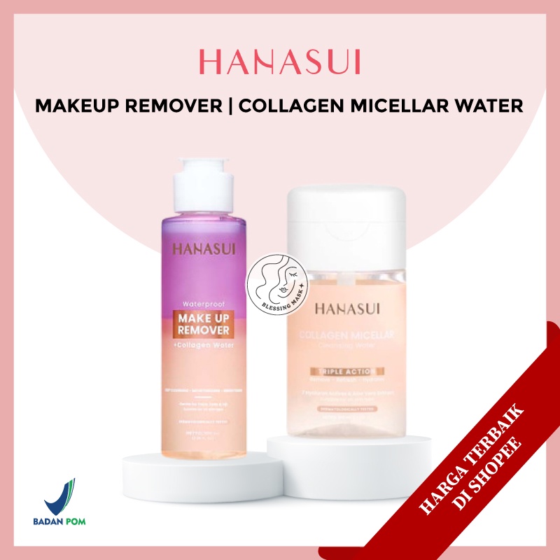 Jual Hanasui Collagen Micellar Cleansing Water Waterproof Make Up