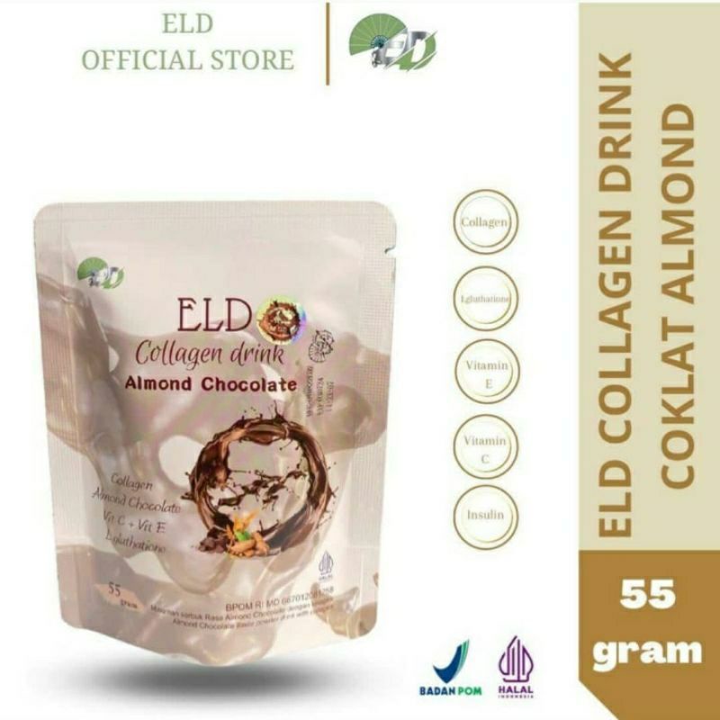 Jual Eld Collagen Drink Rasa Almond Chocolate Gr Eld Collagen Drink