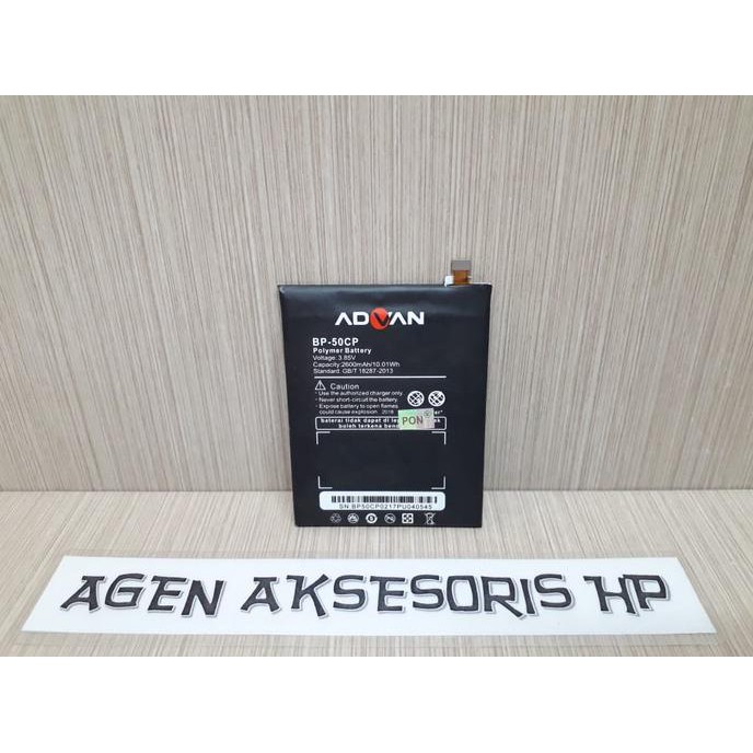 Jual Baterai Advan I5E Batre Advan Bp 50Cp Battery Original 2600Mah