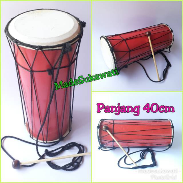 Jual Kendang Gendang Alat Musik Gamelan Bali 40cm Drum Shopee Indonesia