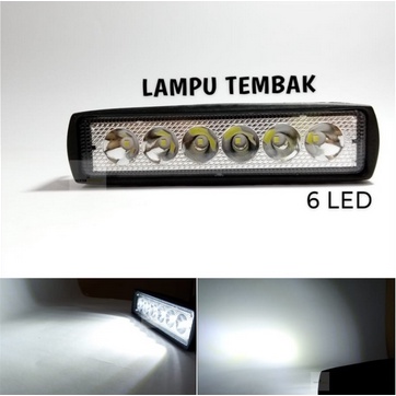 Jual Lampu Sorot Tembak Bar Work Light Motor Mobil Titik Mata Slim