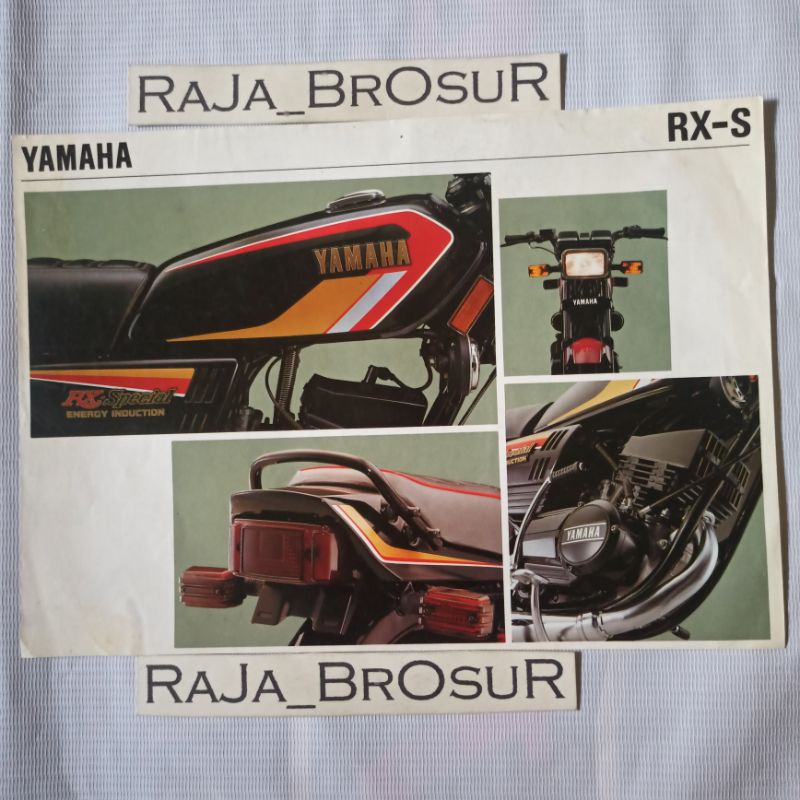 Jual Poster Brosur Katalog Flyer Jadul Lawas Yamaha Rxs Rx S Rx Special