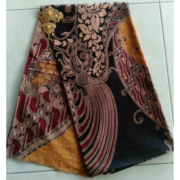 Jual Kain Batik Jarik Kebaya Kode 1566 Couple Katun Printing Sogan