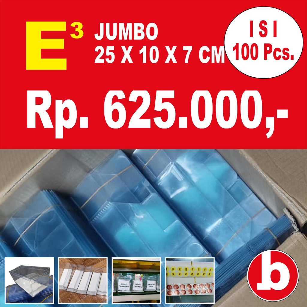 Jual Kotak Obat Mika Plastik Ukuran Super Jumbo Isi Pcs Shopee