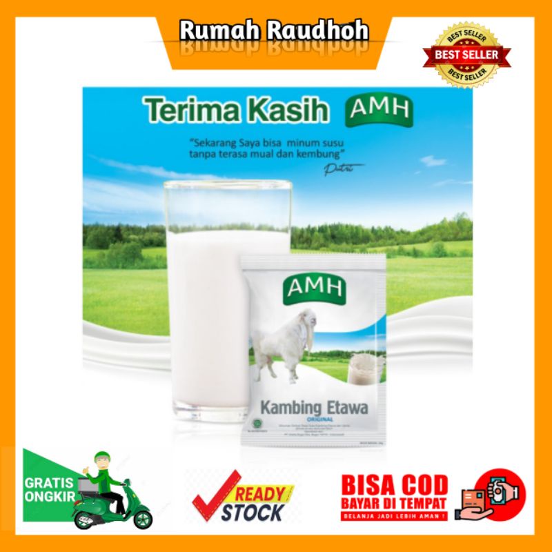 Jual SUSU KAMBING ETAWA FULL CREAM ORIGINAL AMH ISI 10 SACHET Shopee