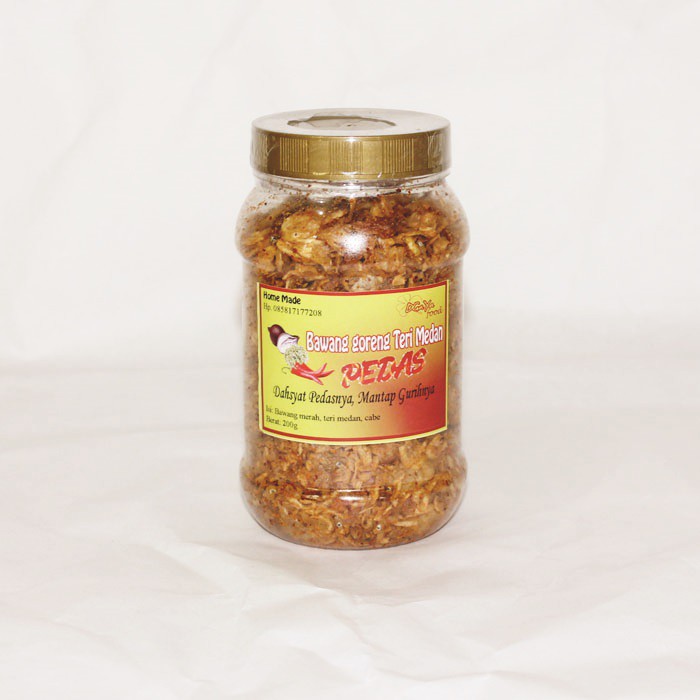 Jual Bawang Goreng Teri Medan Pedas G Shopee Indonesia