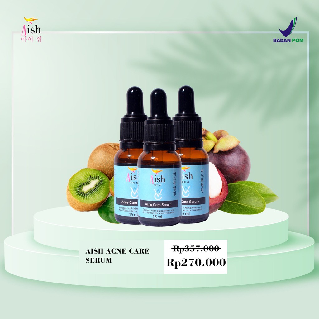 Jual Original Serum Aish Acne Darkspot Brightening Original Bpom