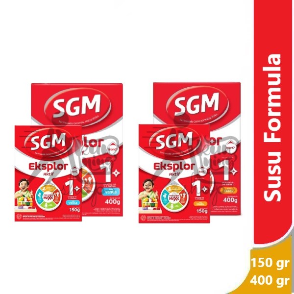 Jual SGM Eksplor Aktif 1 Pro GressMaxx Madu Dan Vanilla 150 400 Gram