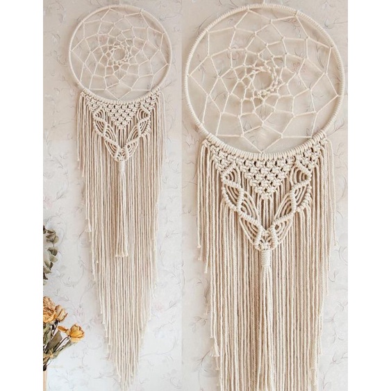 Jual Readystock Macrame Wall Hanging Macrame Dreamcather Makrame