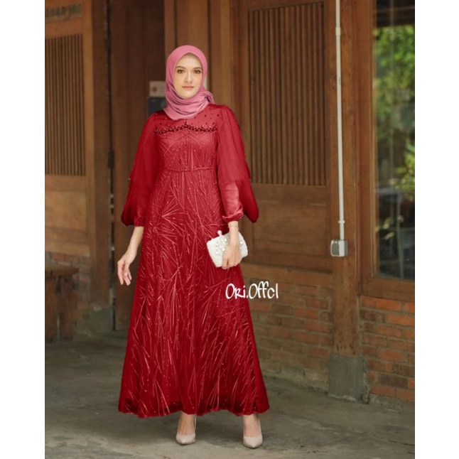 Jual Ready Jumbo Bisa Cod Produk Terbaru Gamis Alia Gamis