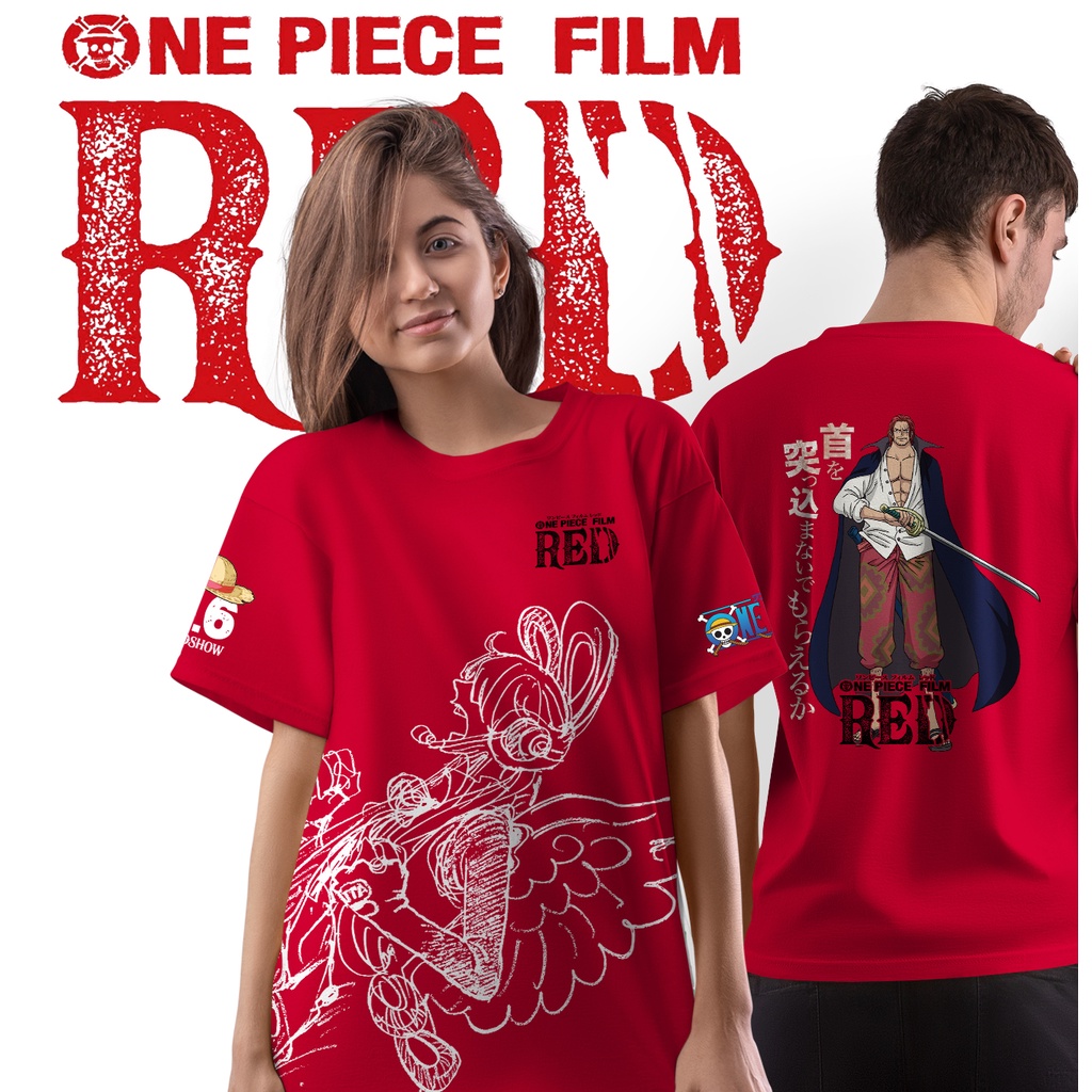 Jual Kaos One Piece Film Red Character Akagami No Shanks Shopee