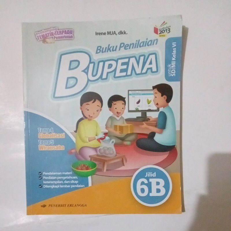 Jual Buku Penilaian BUPENA Untuk SD MI Kelas VI Jilid 6A Jilid 6B Jilid