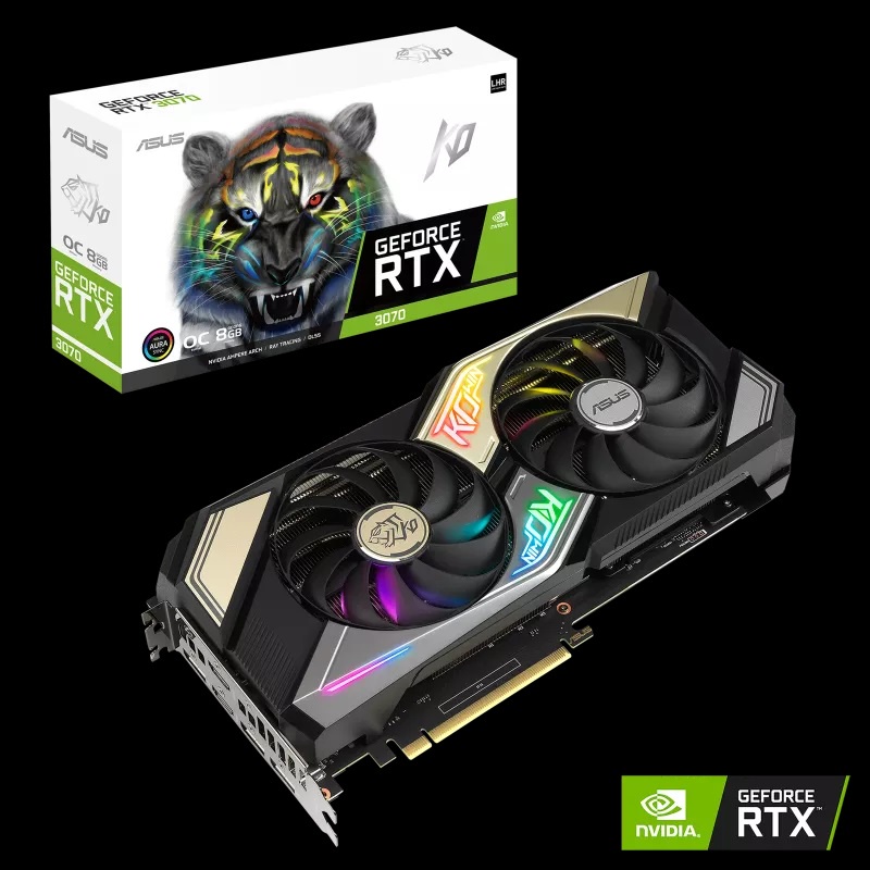 Jual VGA ASUS KO GeForce RTX 3070 V2 OC Edition 8GB GDDR6 Shopee