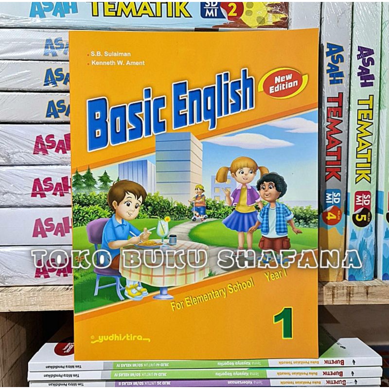 Jual ORIGINAL Buku BASIC ENGLISH NEW EDITION Kelas 1 2 3 4 5 6 SD