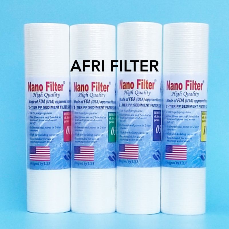 Jual Cartridge Filter Air Sediment Water Filter 10 Nano Filter