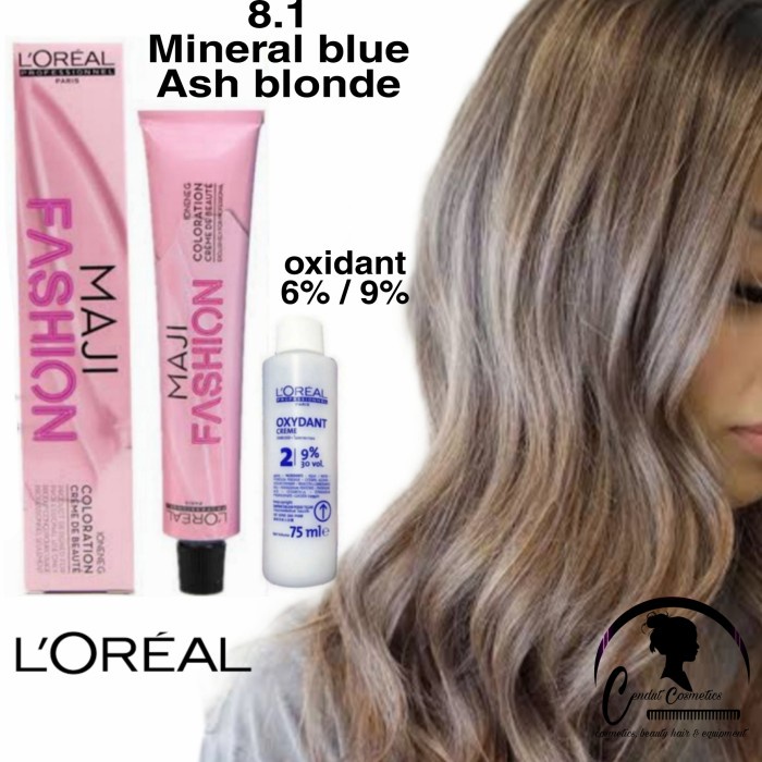 Jual Loreal Majirel 8 1 Light Ash Blonde Pewarna Rambut Hair Color