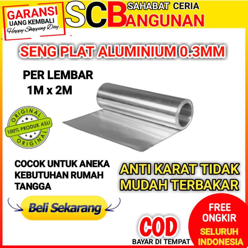 Jual Seng Plat Aluminium Mm Lembaran Alumunium Sheet Seng Plat