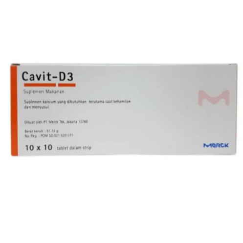 Jual Cavit D3 Box Isi 100 Tablet 10 Strip 10 Tablet Shopee Indonesia