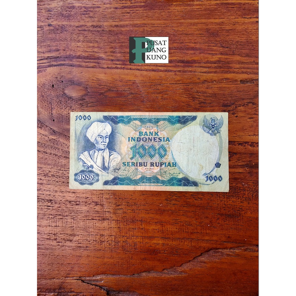 Jual Uang Kuno 1000 Rupiah Tahun 1975 Diponegoro Shopee Indonesia