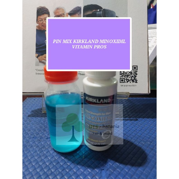 Jual Pin Mix Kirkland Minoxidil Vitamin Pros Shopee Indonesia