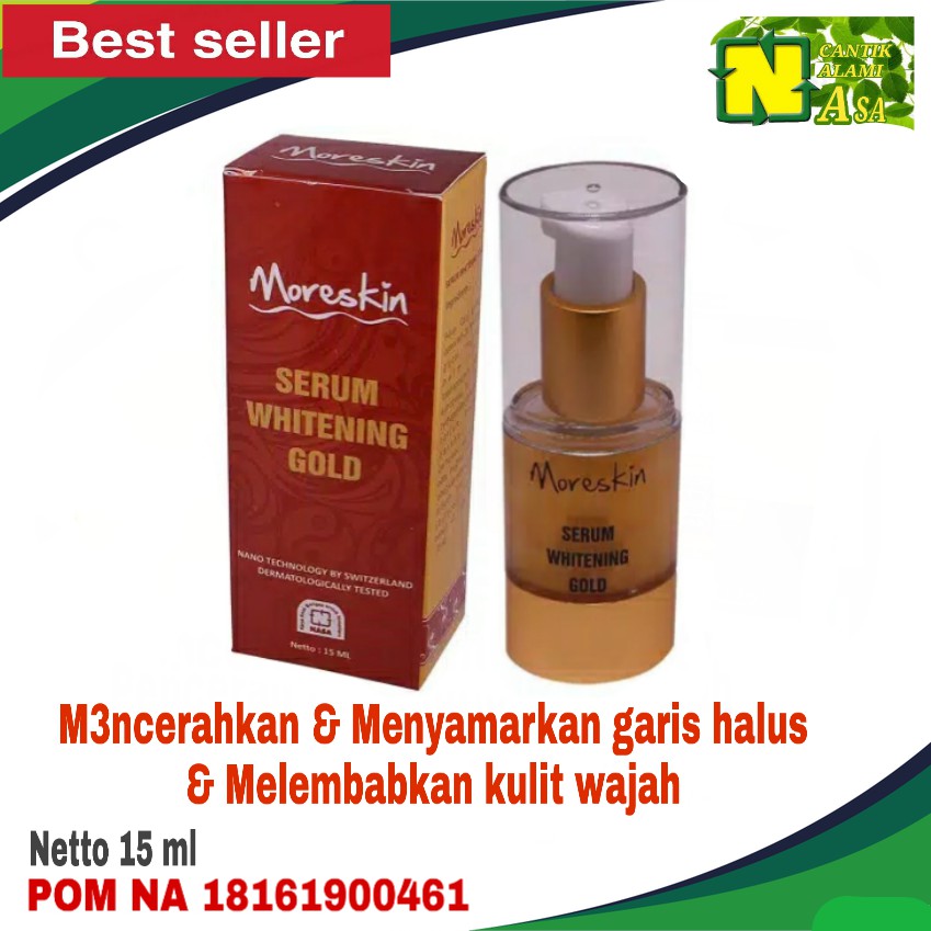 Jual Serum Gold Nasa Original Menyamarkan Garis Halus Mencerahkan