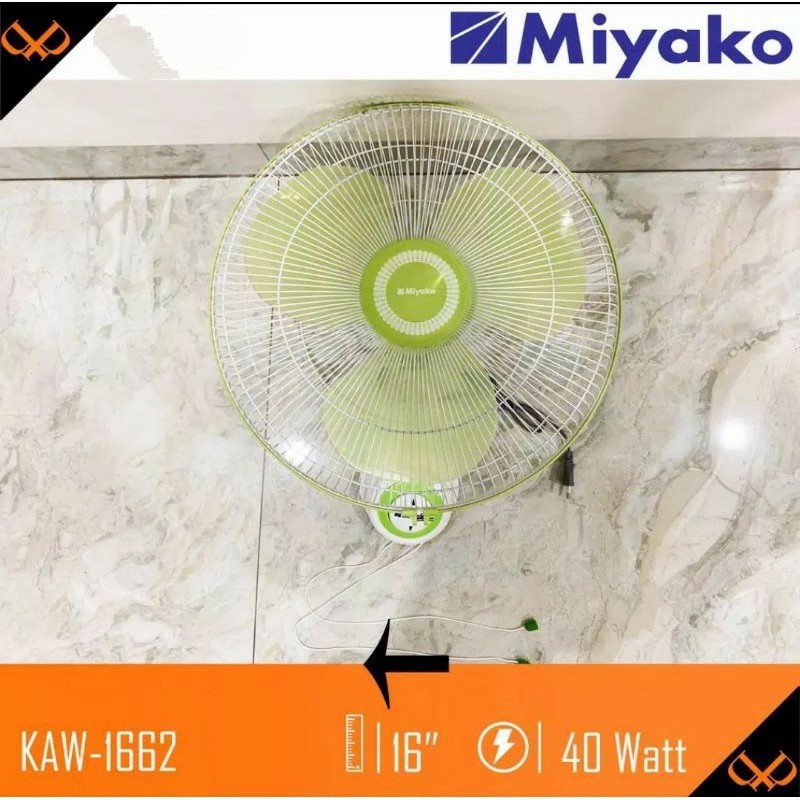 Jual Kipas Angin Dinding Wall Fan Miyako Kaw Inch Shopee