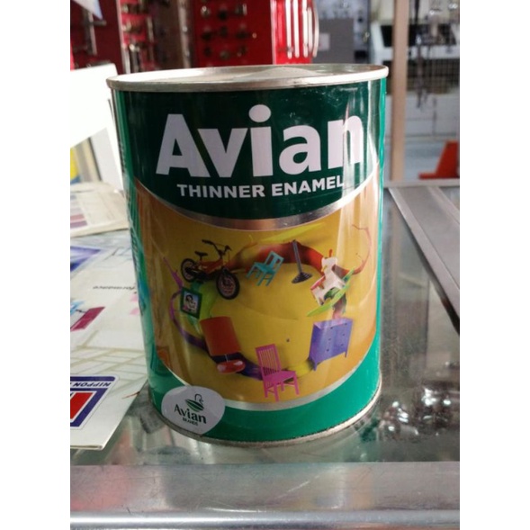 Jual THINNER AVIAN 1 LITER THINNER ENANEL PENGENCER CAT MINYAK Shopee