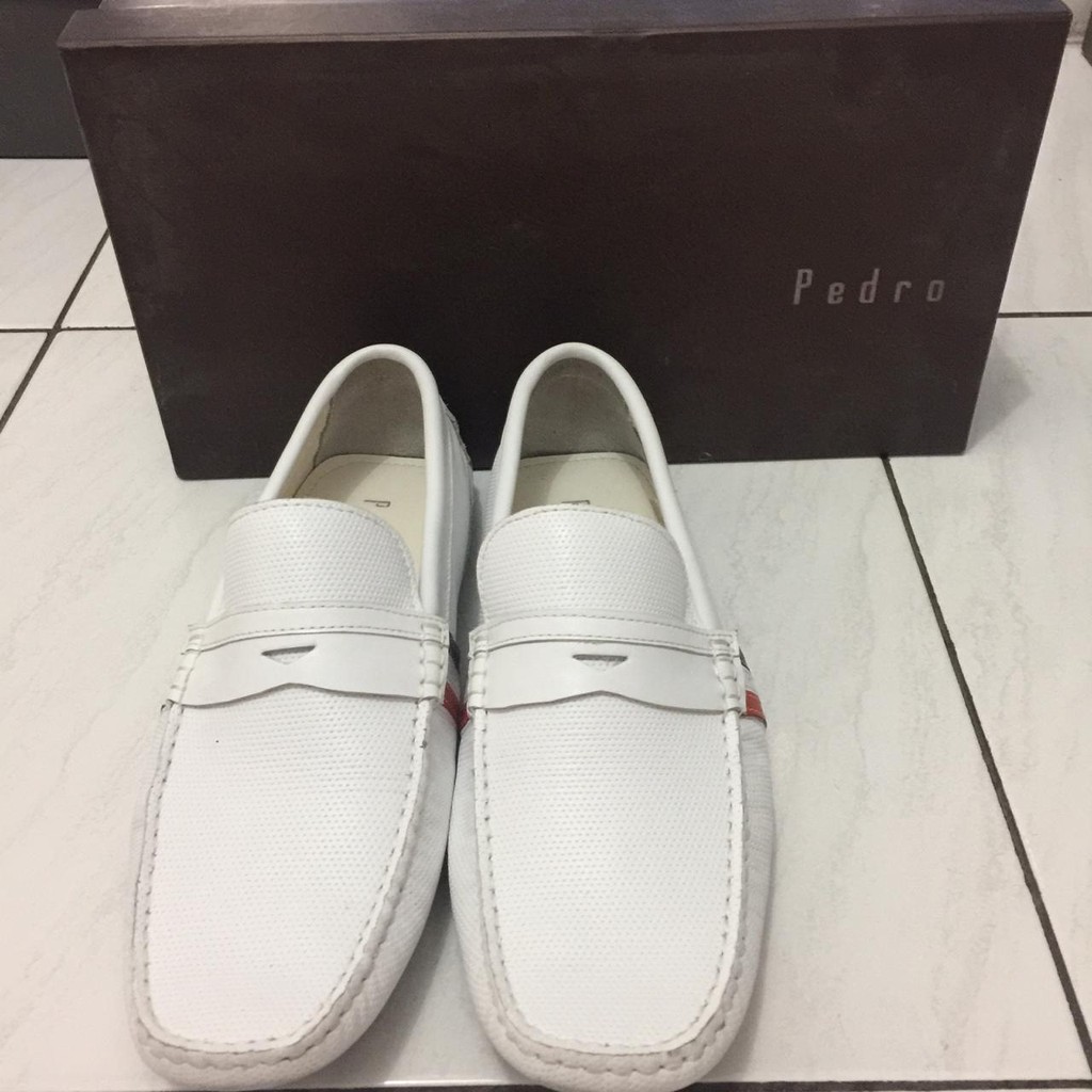 Jual Pedro Sepatu Pria Loafers Putih Original Shopee Indonesia