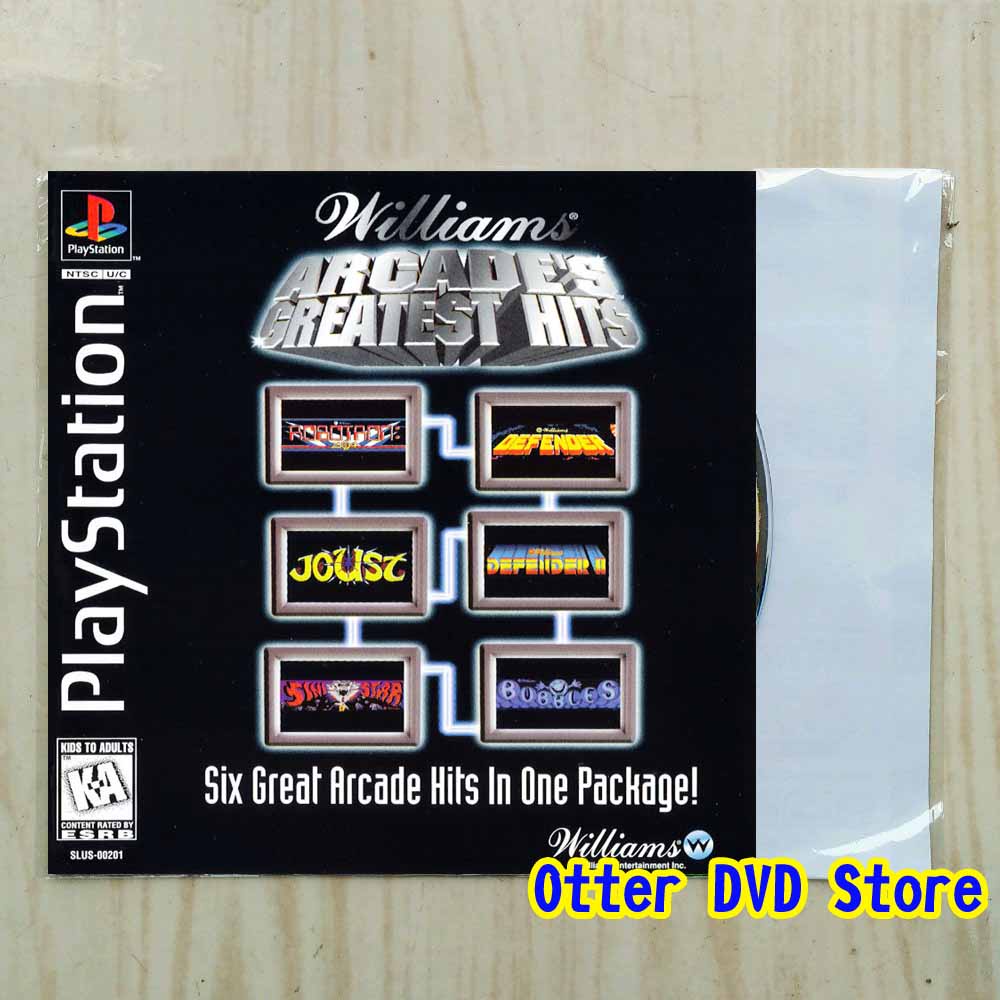 Jual Kaset Cd Game Ps Ps Williams Arcade S Greatest Hits Shopee