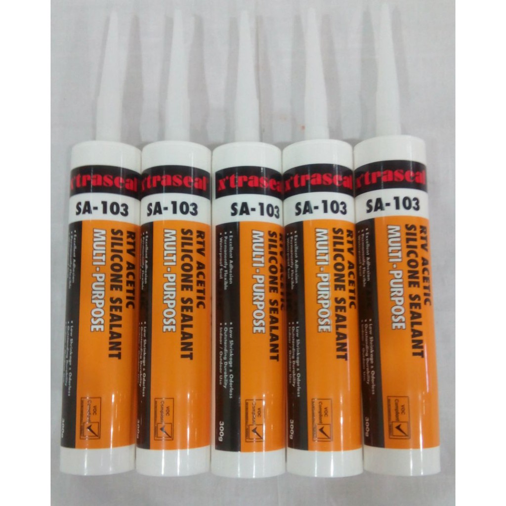 Jual Lem Kaca Sealant Silicone Grey Xtraseal Sa Shopee Indonesia