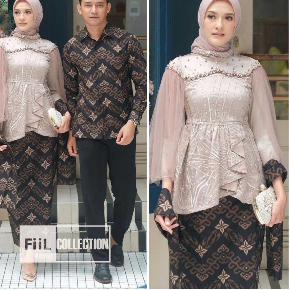 Jual Shopee Batik Couple Kebaya Modern Kebaya Brokat Tunangan Wisuda