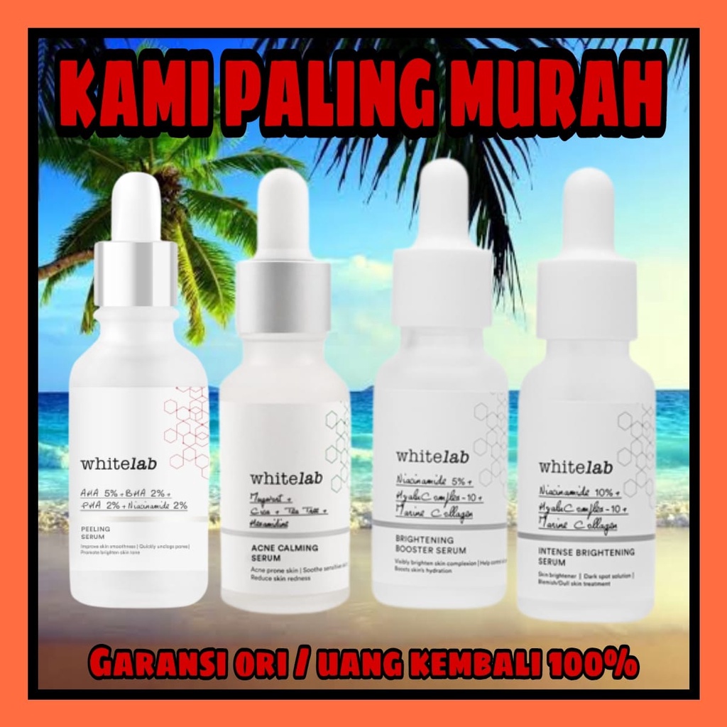 Jual Whitelab Niacinamide Acne Calming Aha Bha Peeling Serum