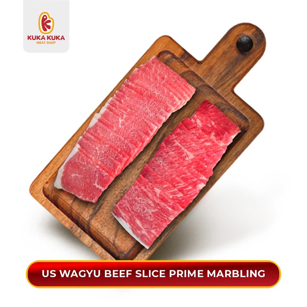 Jual Daging Sapi Us Wagyu Beef Slice Prime Marbling Gr Shopee