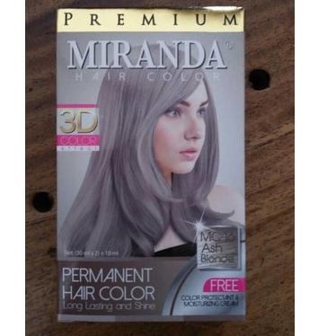 Jual Sale Sekarang Cat Pewarna Rambut Permanent Miranda Ash Blonde