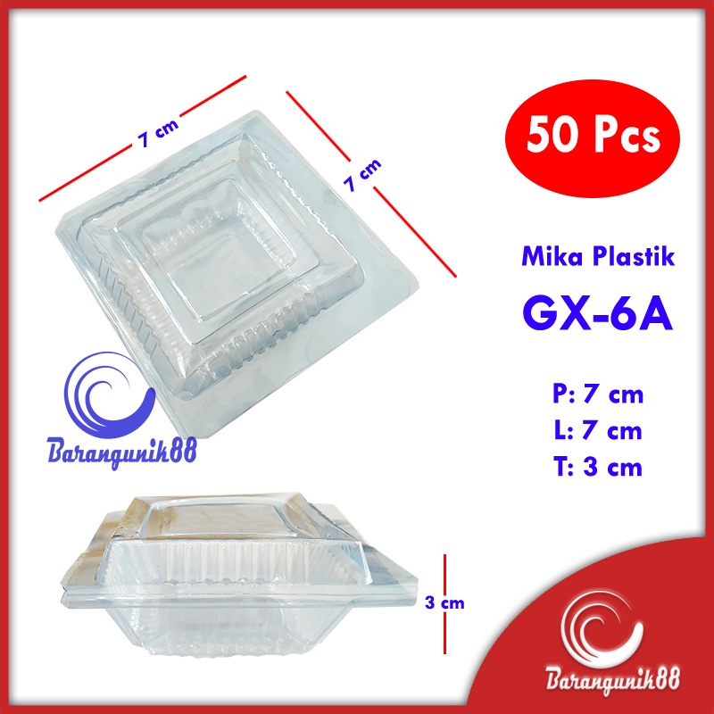 Jual Pcs Mika Plastik Gx A Pcs Untuk Kue Roti Makanan Ringan