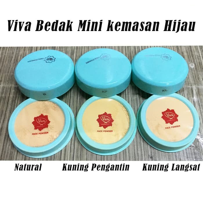 Jual VIVA BEDAK MINI KEMASAN HIJAU BEDAK TABUR BEBAS PILIH Shopee