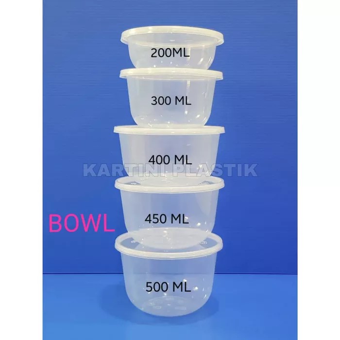 Jual Thinwall Bowl Ml Mangkok Makan Plastik Shopee Indonesia