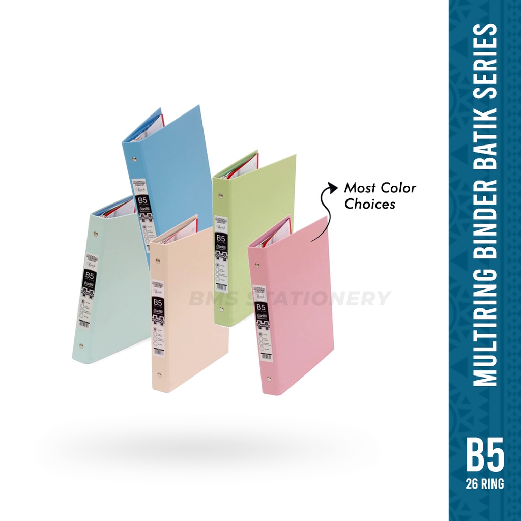 Jual Bms Surabaya Bantex Multiring Binder Batik Series B Ring