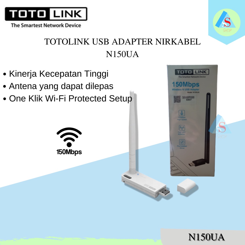 Jual Totolink Wireless N USB Adaptor N150UA Shopee Indonesia