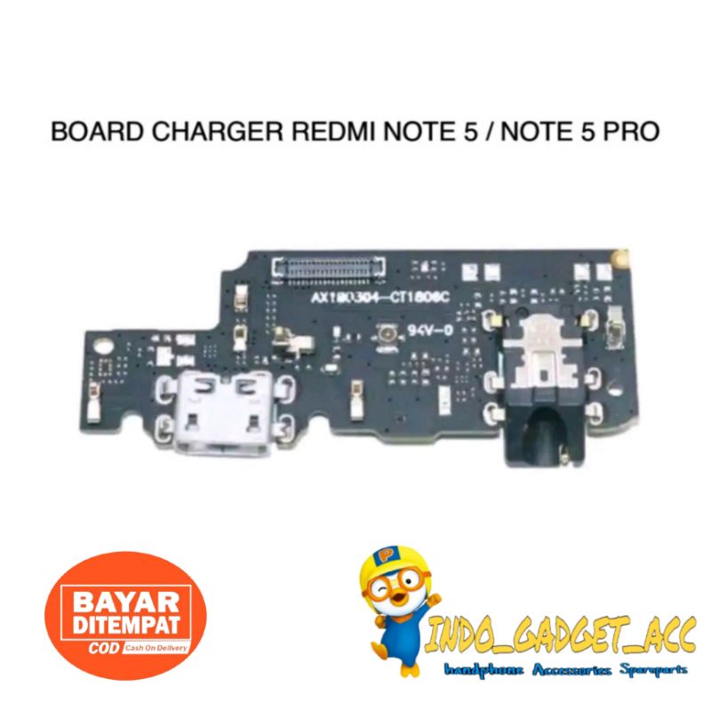 Jual BOARD CONEKTOR KONEKTOR CHARGER PAPAN CAS XIAOMI REDMI NOTE 5 PRO