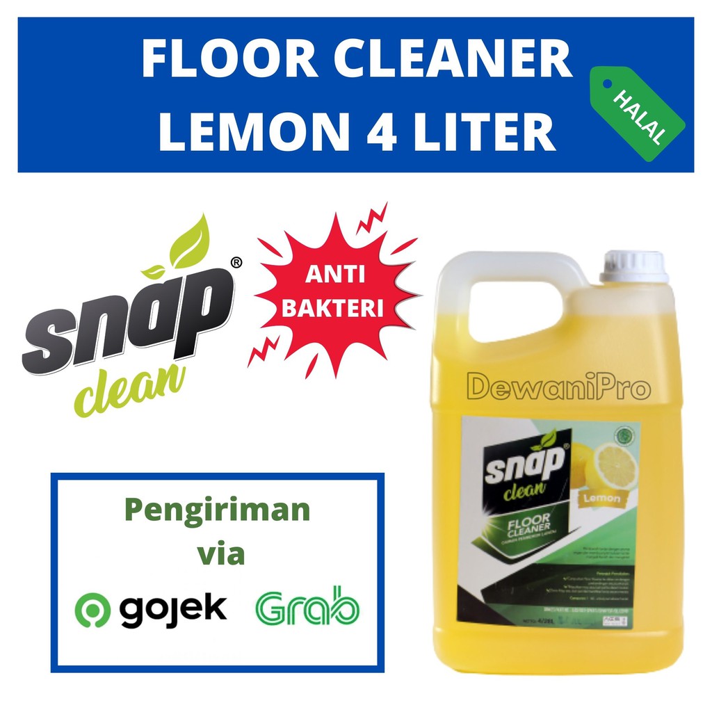 Jual Pembersih Lantai Floor Cleaner Lemon Snap Clean Shopee Indonesia