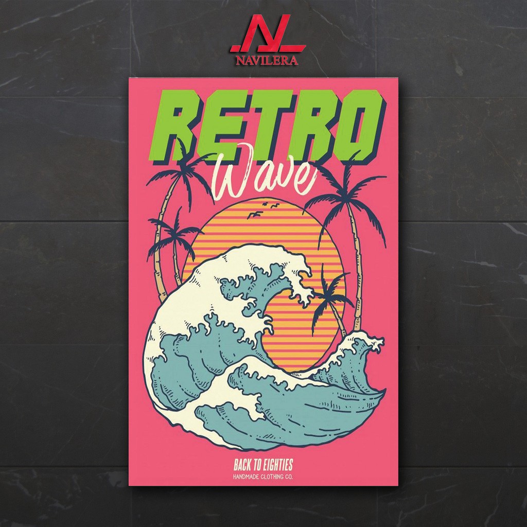 Jual Navilera Hiasan Dinding Kamar Poster Kayu Retro Klasik Wall