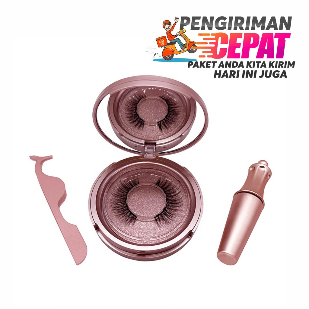 Jual LIVE NOW PAKET Bulu Mata Magnet 1 Set Eyeliner Magnet